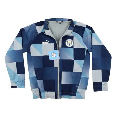 (L) Man City Pre Match Jacket (Glacier)