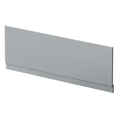 1700mm Straight Reversible Bath Front Panel & Plinth - Satin Grey