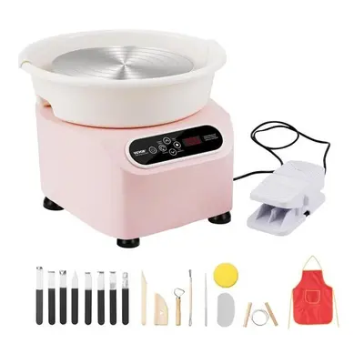 Vevor ZQLPJXS10YC3JRYOKV1 in. 350W Electric Wheel for Pottery with Foot Pedal & LCD Touch Screen