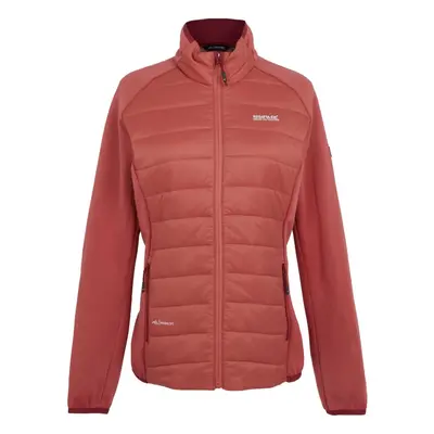 (10 UK, Mineral Red/Rumba Red) Regatta Womens/Ladies Clumber V Hybrid Jacket