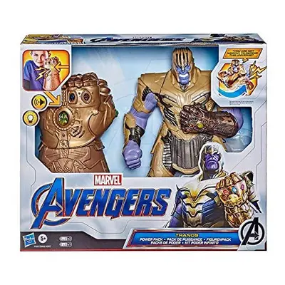 Marvel Avengers Power Punch Action Figure with Electronic Gauntlet (Thanos with Infinity Gauntle