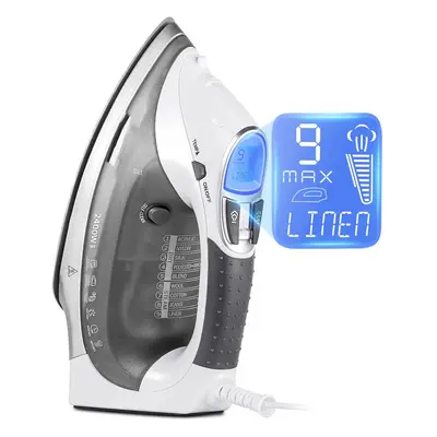 (Updated) Steam iron with LCD display