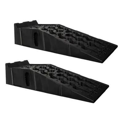 21cm x 90cm Set of Black Plastic Heavy Duty Car Service Ramps