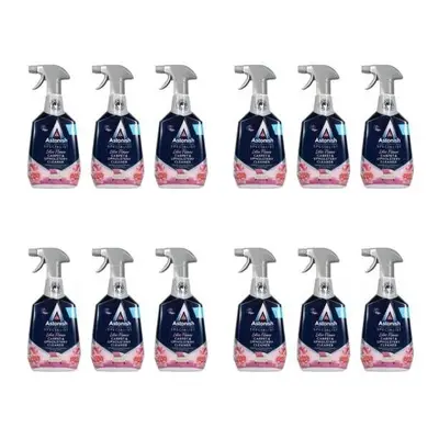 Astonish Specialist Carpet & Upholstery Cleaner Spray, Lotus Flower, 750ml (Pack of 12)