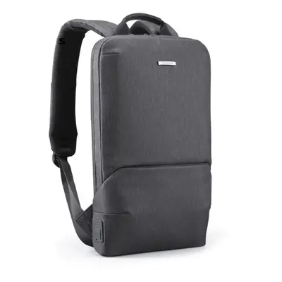 (dark gray) Men Backpack Kingsons 15.6 Inch Laptop Backpack Business Travel W/ Usb Charging Port