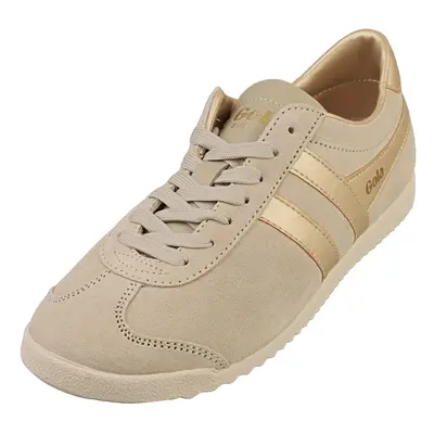 (7) Gola Bullet Pearl Womens Fashion Trainers in Bone