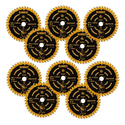 10 x Dewalt DT10301 Circular Saw Blade x 20mm x Tooth Extreme Framing