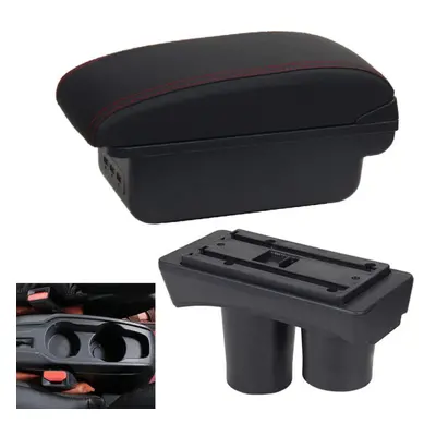 (black,red) For Peugeot Armrest For Citroen C-elysee Car Armrest Box Retrofit Parts Storage Acce