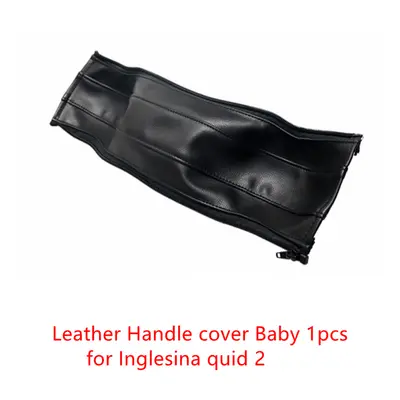 (baby BLACK) New Baby Handle Leather Covers Fit For Inglesina Quid Stroller Bumper