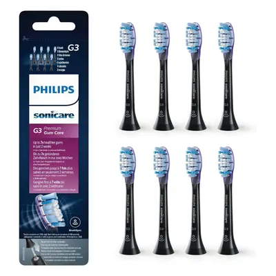 Sonicare Original G3 Premium Gum Care Standard Sonic Toothbrush Heads - Pack in Black (Model HX9