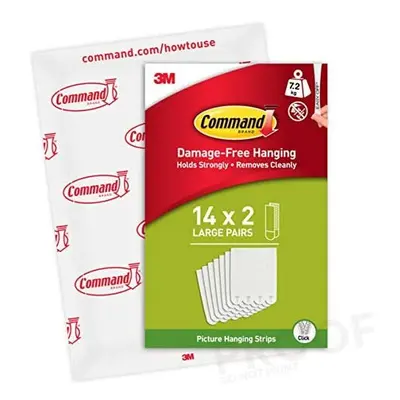 Command Large White Picture Hanging Strips PH206-14EU