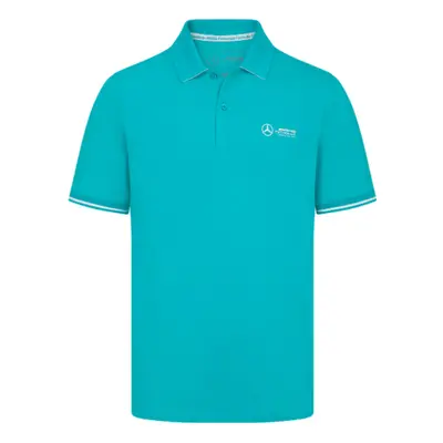 (M) Mercedes-AMG Team Polo Shirt (Ultra Teal)