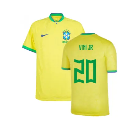 (XXL) Brazil Home Vapor Shirt (Vini JR 20)