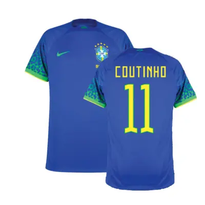 (XXL) Brazil Away Shirt (COUTINHO 11)