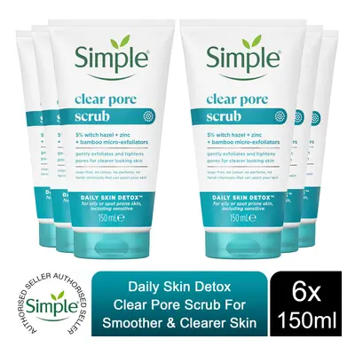 Simple Daily Skin Detox Clear Pore Scrub ml pack of