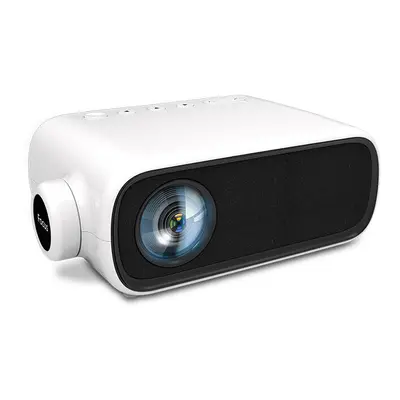 (EU Plug) Mini LED Projector 1080P Supported 16:9 Phone Same Screen Mirroring Portable Projector