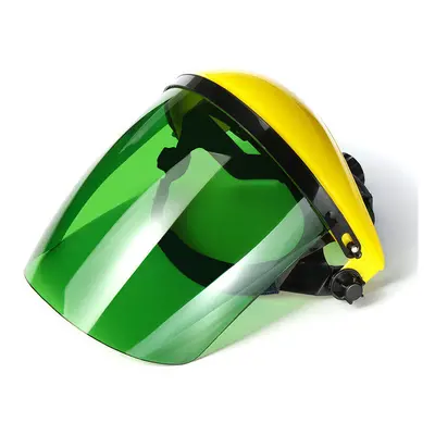 (Green) Welding Mask Clear Face Shield Screen Mask Visors Eye Face Protection Scratch Resistant 