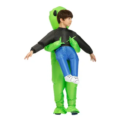 (Kids Green ET) Inflatable ET Costume Adult Children's Fancy Dress Costumes