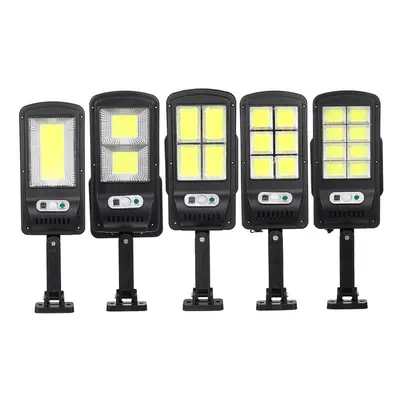 (Type D) LED COB Solar Wall Light Garden Security Street Lamp PIR Motion Sensor + Remote