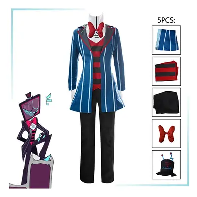 (M) Vox Hazbin Hotel Akuma Cosplay Costume Manya Source Animation Fashion