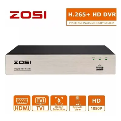 ZOSI 8CH 1080p HD H.265+ CCTV DVR Recorder for Security Camera System