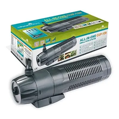 AllPondSolutions CUP-129 - 1000L/H All in One Pond Pump Filter with Fountain and 9w UV Sterilise