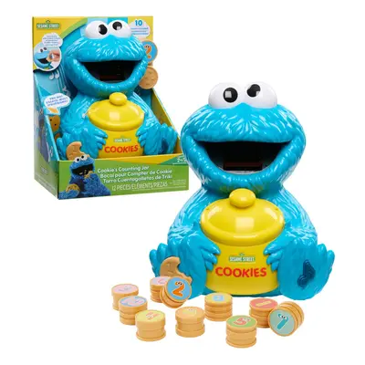 Just Play Sesame Street Cookie's Counting Jar 12-Pieces 20+ Phrases