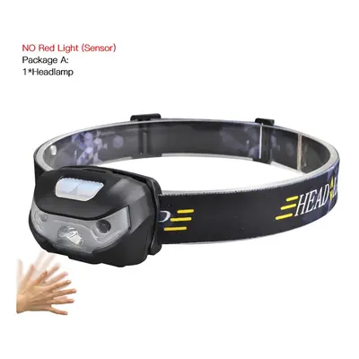 (Package A) 10000Lm Powerfull Headlamp Rechargeable LED Headlight Body Motion Sensor Head Flashl