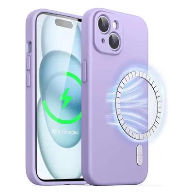 iPhone 6.1JETech Magnetic Silicone Case-Inch, Compatible with MagSafe, Phone Cover with Camera L