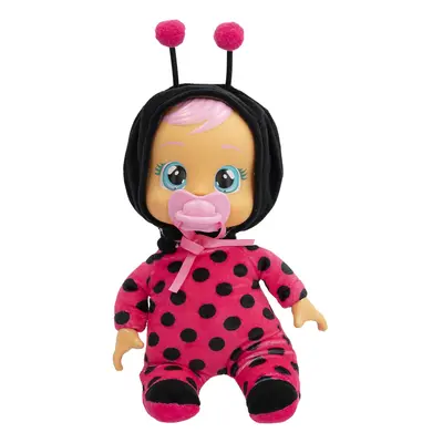 Cry Babies Tiny Cuddles Lady - inch Baby Doll, Cries Real tears. Red and Black, Multicolor