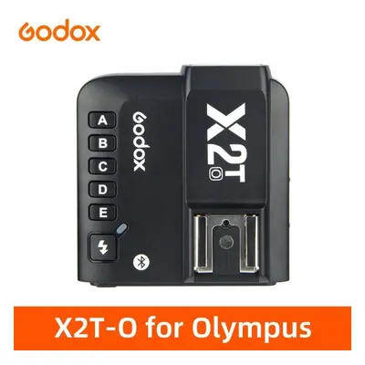 (black, X2T-O for Olympus) Godox X2t-c X2t-n X2t-s X2t-f X2t-o 2.4g Wireless Flash Trigger Trans