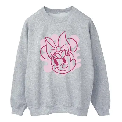 (XL, Sports Grey) Disney Womens/Ladies Minnie Mouse Bold Style Sweatshirt