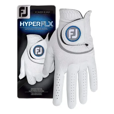 FootJoy Mens HyperFLX Golf Gloves White X-Large Worn on Right Hand