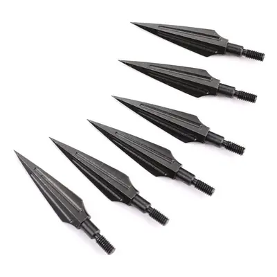 6pcs/3pcs Carbon Steel Arrow Head Broadhead Tips Arrow Point Archery Arrowheads for Compound Bow