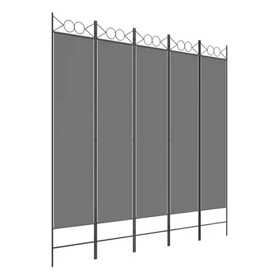 (Anthracite, x cm) vidaXL 6-Panel Room Divider Fabric Privacy Screen Paravent Multi Colours/Size