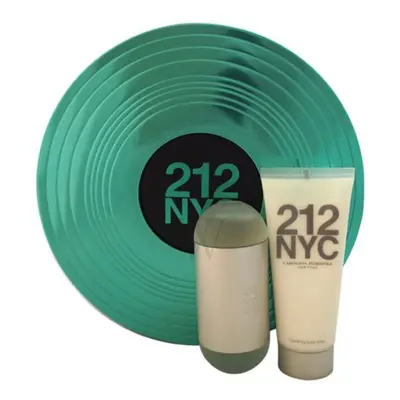 212 by Carolina Herrera for Women- Pc Gift Set EDT Spray,Body Lotion