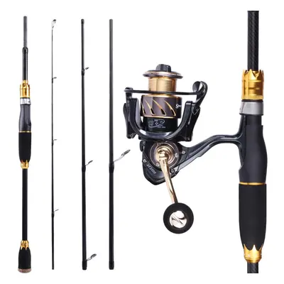 (1.8M rod and EC1000) Fishing Rod And Reel Combos Fishing Pole With 13+1 Bb Spinning Fishing Ree