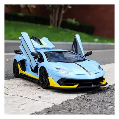 (as the picture) 1:24 Lamborghini Aventador Svj63 Alloy Car Diecasts & Toy Vehicles Car Model So