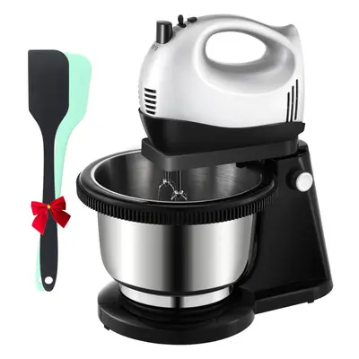 (with accessories, S3AG) Hand and Stand Mixer Electric Set, Mixer with Stainless Steel Bowl, Pow