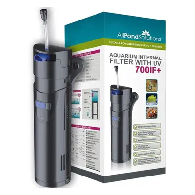 AllPondSolutions 700L/H Aquarium Internal Filter with 9w UV 700IF+