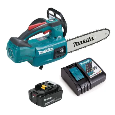 Makita DUC254 18v LXT Cordless Brushless 25cm Chainsaw Top Handle x 5.0ah