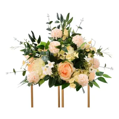 (champagne) 40cm Artificial Flower Ball Table Decoration Home Party Floral T Stage Arrangement F