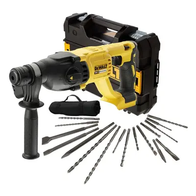 Dewalt DCH133N 18v Brushless SDS Hammer Drill Mode + Piece Bit Set Point