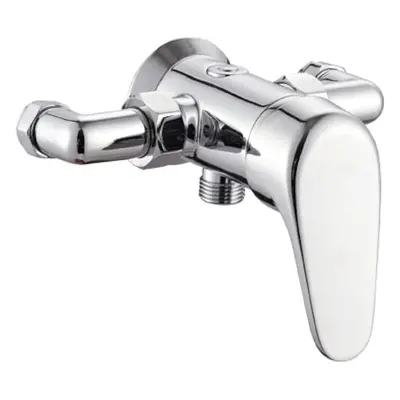 (Shower Valve) Cruze, BT3918, Chrome, Manual Exposed Wall Mounted Shower Mixer Valve, Solid Bras