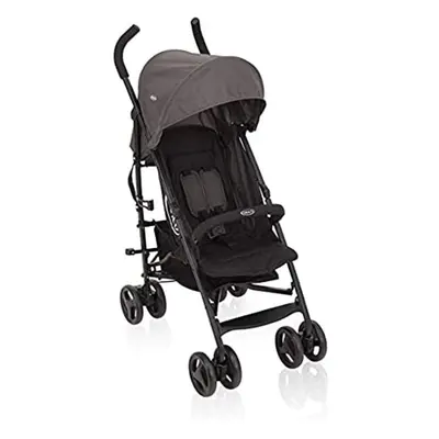 (1 Count (Pack of 1), Grey) Compact Stroller/Pushchair - Suitable from birth to approx. years (1