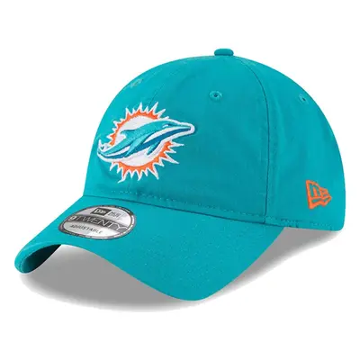 New Era NFL Core Classic 9TWENTY Team Color Adjustable Hat Cap One Size Fits All - Miami Dolphin