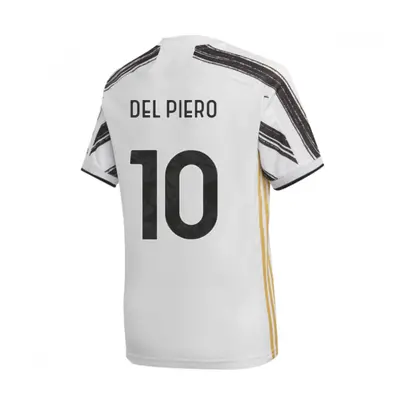 (XL) Juventus Adidas Home Football Shirt (DEL PIERO 10)