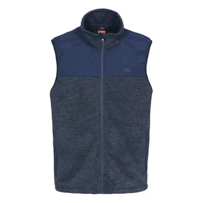 (XXL, Navy Melange) Trespass Mens Fleece Gilet Bodywarmer Leafminer