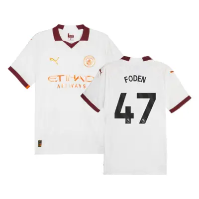 (S) Man City Authentic Away Shirt (FODEN 47)