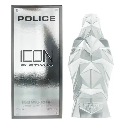 Police Icon Platinum Eau De Parfum 125ml For Him